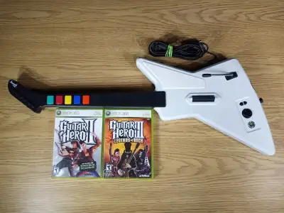 Guitar Hero 2 Et 3 Avec Guitare Xplorer (Xbox 360), View more