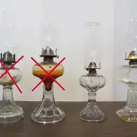 LAMPES À HUILE ANTIQUES - ANTIQUE OIL LAMPS