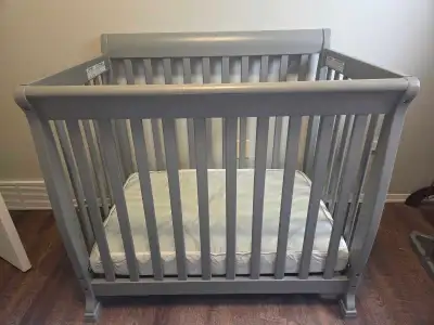 Kalani 4-in-1 Mini Convertible Crib – Good Condition, View more