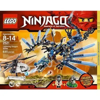 LEGO 2521 Ninjago-Lightning Dragon Battle! BRAND NEW FIRM, View more