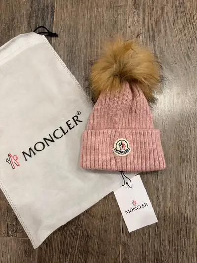 Kids Pom Pom designers hat pink, View more