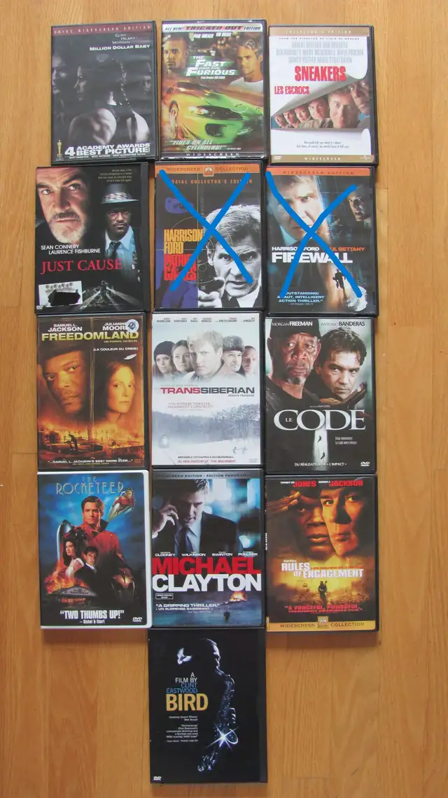 Action-Drama DVD Selection