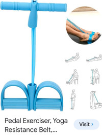 Pedal exerciser for yoga