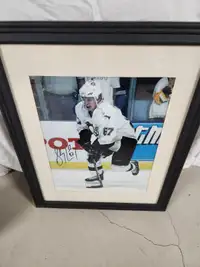 Autographed Sidney Crosby framed photo