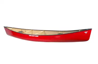 White water tripping canoe. 16.5 feet long. Very maneuverable with 4" of rocker. 67 lbs. TuffStuff E...