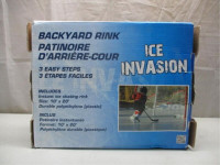 Ice Invasion Backyard Rink..$35.00