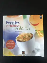 Livres de recettes pour bébés et enfants cup cakes