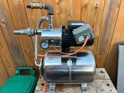 Burcam 3/4HP Stainless Steel Jet Pump and Tank, View more