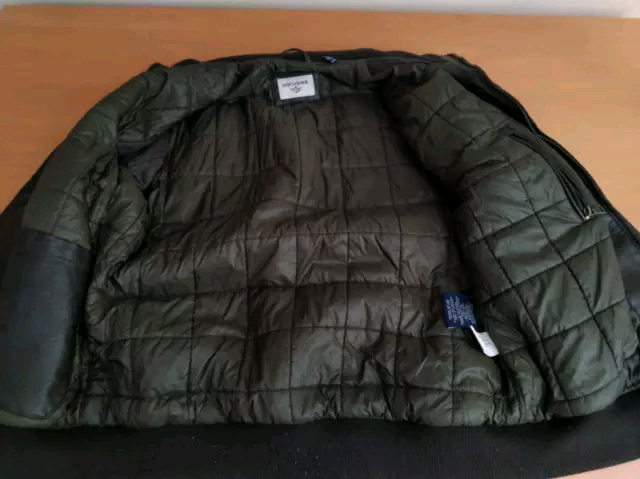 Dockers Men's Leather Winter Fall Jacket - Large in Men's in Calgary - Image 5