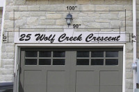 Custom House Address / Acrylic Street Address / Cutout Letters