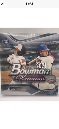 2021 Topps BOWMAN PLATINUM MLB BOX 2 Autos 20 Packs 100 CARD