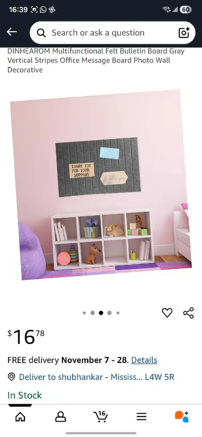 DINHEAROM Felt Board, View more