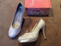 White Lace Shoes high heel