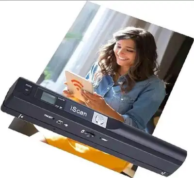iScan Portable Handheld Scanner for Documents. Flat Scanning in 900 Dpi - Black MSRP:100$ #MO-193N-1...
