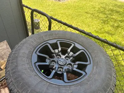 For sale is a set of Ram Rebel wheels and tires, sized at LT285/70R17 121/118S 10 PR, suitable for o...