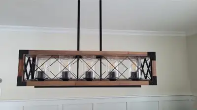 Gorgeous 5 light pendant light, View more