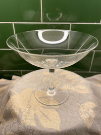 Vintage Crystal Champagne Coupes