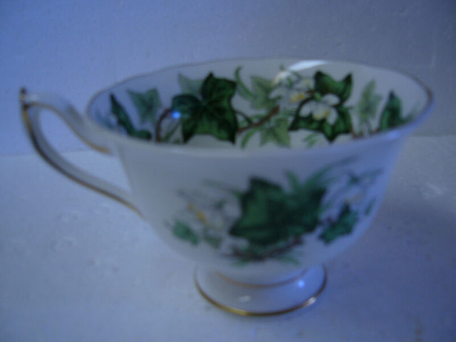 VINTAGE IVY LEA FOOTED CUP ‘N SAUCER BY ROYAL ALBERT in Kitchen & Dining Wares in Dartmouth - Image 4