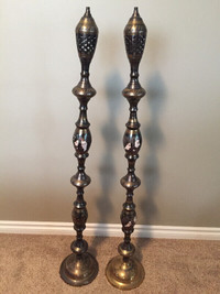 Pair of Ornate Lamps