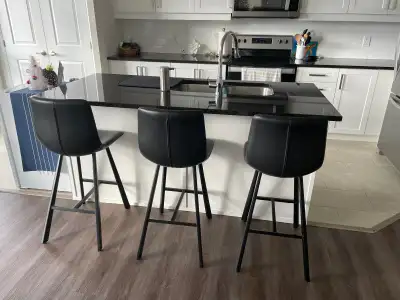 3 Kitchen Counter Chairs, View more