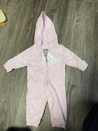 Baby girls adidas 6 months one piece suit 