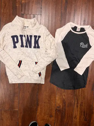 Girls/ youth XS age 9-11 top and sweater from PINK, View more