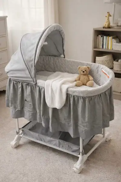 Couffin Bily pour bébé – Propre, prêt à utiliser avec rangement, View more