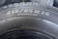 4 Winter Tires and Rims, 215/65R16 Michelin X-Ice X13 102TQ
