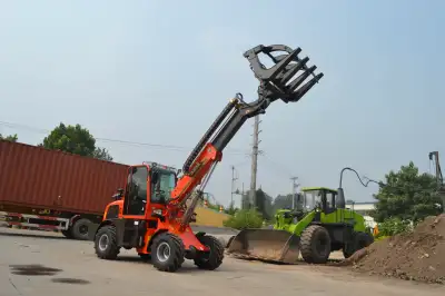 4-ton wheel loader with 1.5 ton (3,300 lbs) lift capacity JoyT5 JT5WL1500. Wheel Loaders are great t...