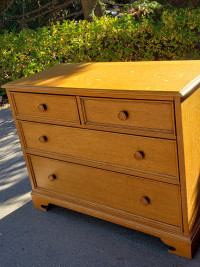 Vintage Dresser- 4 drawer Solid Maple & Fir