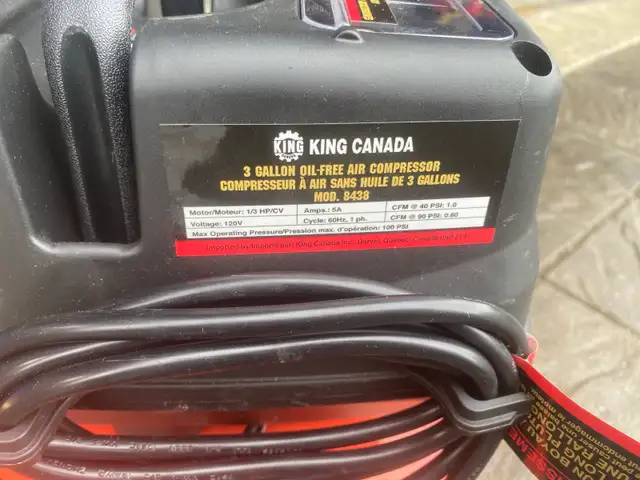 King Canada Air Compressor406210305139691522