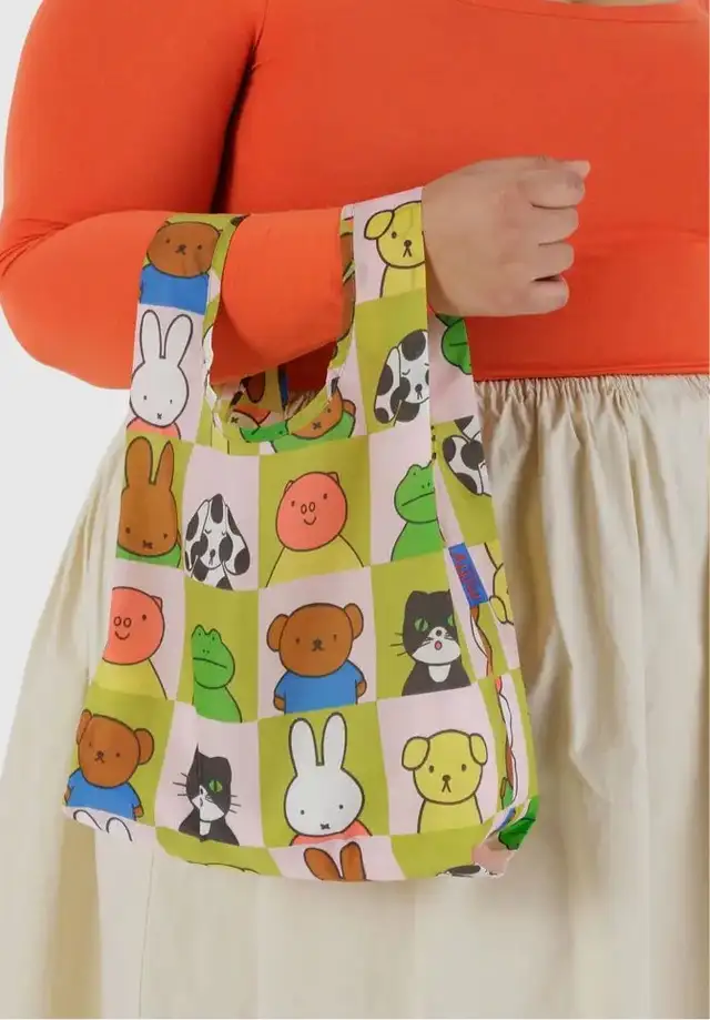 Baggu Baby Sized Miffy & Friends Reusable Bag NEW 63804731906691122
