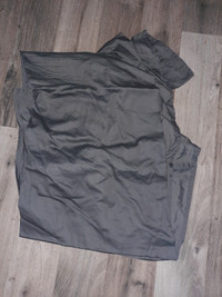 Dark grey top sheet for double bed 