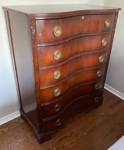 Solid mahogany dresser, View more
