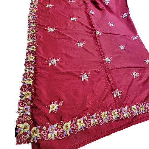 Maroon Burgundy Saree- NEW in Women's - Dresses & Skirts in St. Catharines - Image 2