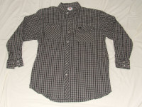 Dickies Long Sleeve Snap Button Down Flannel Shirt - XXL - $20