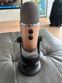Blue Yeti Microphone, vocal booth and stand