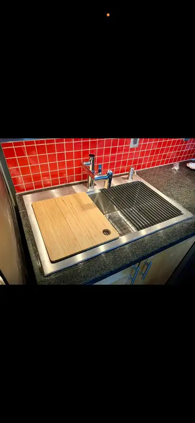 KRÄUS stainless steel kitchen sink , View more