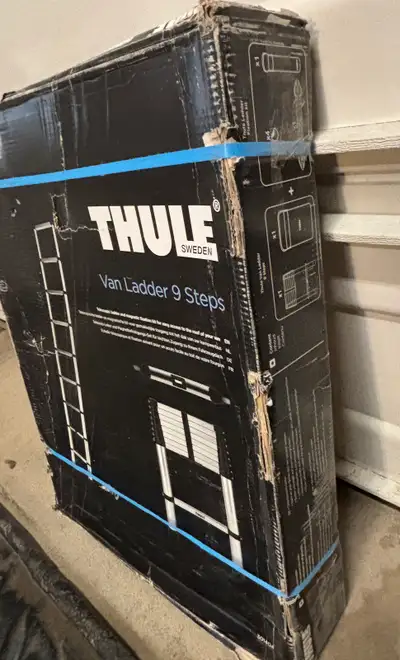 THULE Van Ladder, 9 Steps, Aluminum NEW, View more