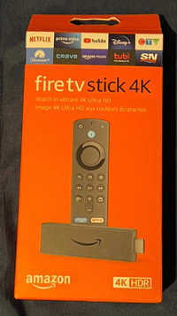 BRAND NEW UNOPENED AMAZON FIRE TV 4K STREAMING DEVICE - $40