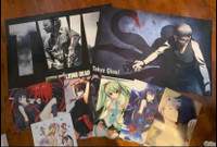 40$ - Various Anime Posters + The Walking Dead