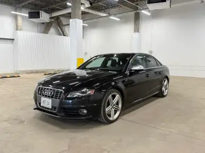 2012 Audi S4 for sale. Phantom Black on White/Black Nappa leather with the 6 speed manual transmissi...