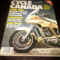 CYCLE CANADA MAGAZINE - 1983 HARLEY DAVIDSON FXRT