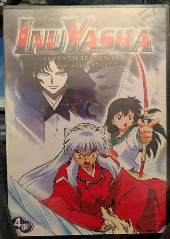 Inuyasha dvd collection season 1-7 and movie 1-4 New and sealed! in CDs, DVDs & Blu-ray in Markham / York Region - Image 2