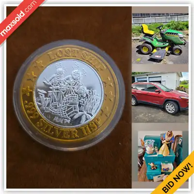 WHAT IS IN THIS AUCTION? This online auction features Jeep Cherokee, Swarovski collectibles, desk, T...