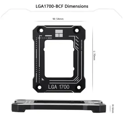 CPU accessory, LGA1700 Anti-Bending frame, View more