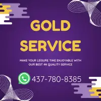 GOLD STABLE 4K SERVICE NO FREEZING FREE TRIAL TEXT # 437-780-838