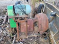 6" rubber lined slurry pump