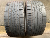 Pair of 275/35/20 M+S 102Y Michelin Pilot Sport AS3+ with 50%