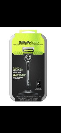 Gillette Labs with Exfoliating Bar Razor and Travel Case 